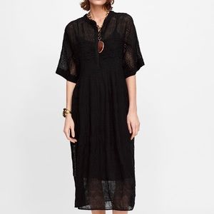 Zara Embroidered Dress